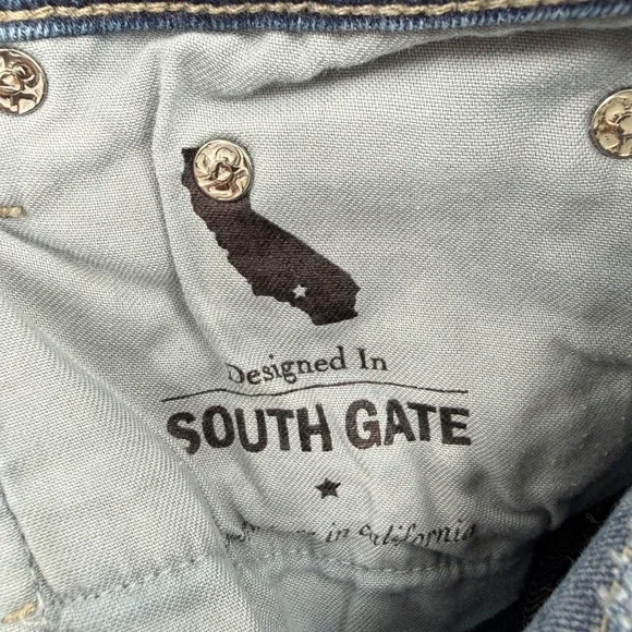 AG Adriano Goldschmied The Stilt Crop Cigarette Jeans Raw Hem Blue Size 30 - Picture 8 of 13